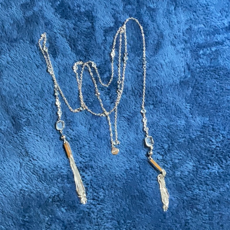 Chicos Cute Long Wrap Around Neck Chain Very Dainty 12$
